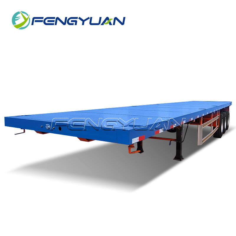 Tri Axle Flatbed Semi Trailer