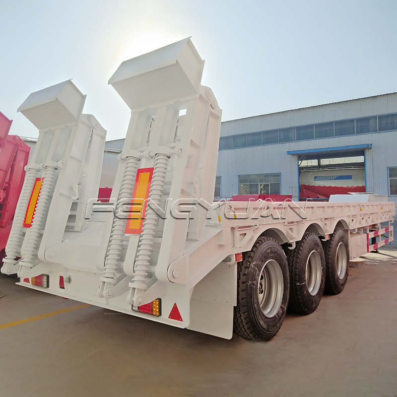 Heavy Duty Lowbed Semi Trailer