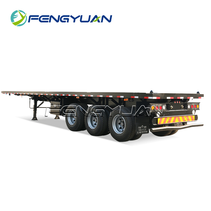 semi Truck Trailer with Container Lock