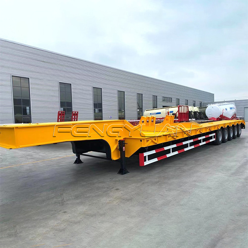 Lowbed Semi Trailers For Excavator Transport