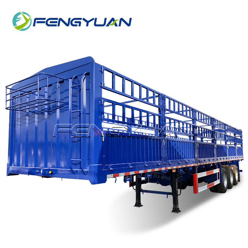 Animals Transport Fence Semi Trailer